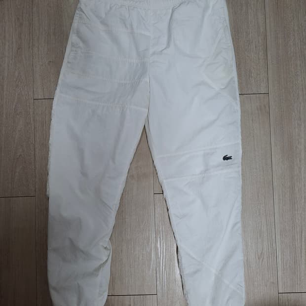 라코스테 나일론 팬츠 화이트 38인치