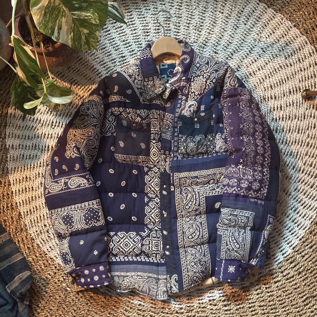 visvim ict kerchief down jkt 2size 비즈빔