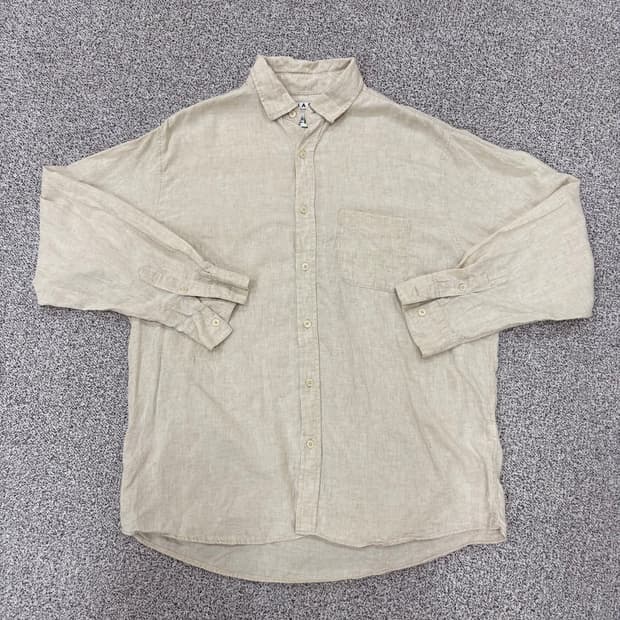 L 수아레 린넨 셔츠 솔리드 남방 0311J