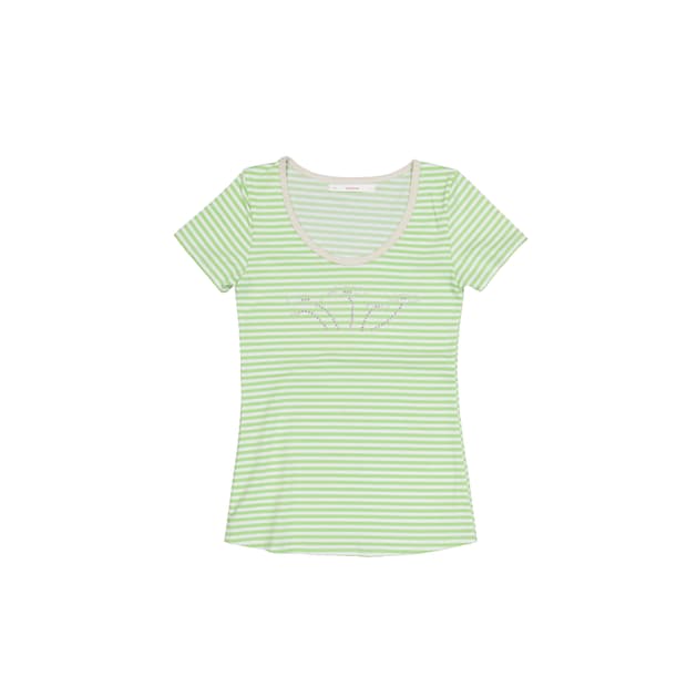 영마일웨어 daisy dust stripe t-shirt_green