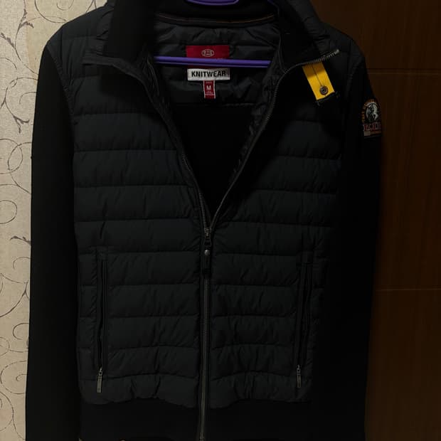 {황금매물} 파라점퍼스 니트 경량패딩 m