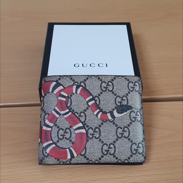 구찌 스네이크 반지갑/지갑 정품A급(감정O)