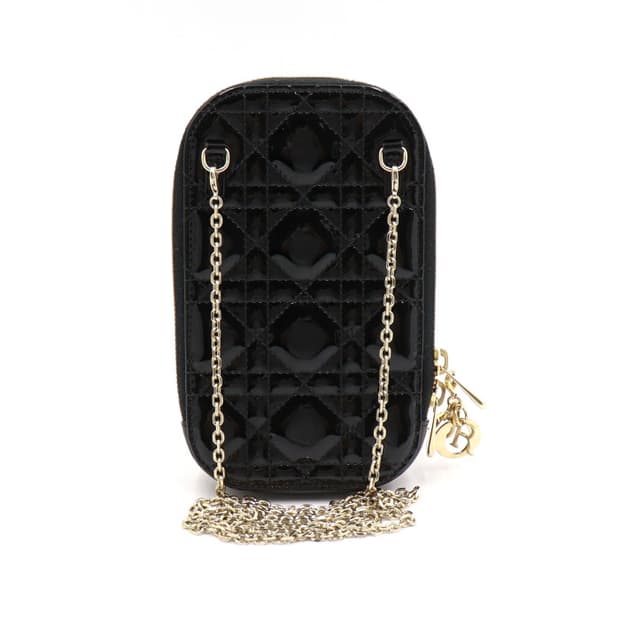 디올 페이턴트 폰홀더 크로스백