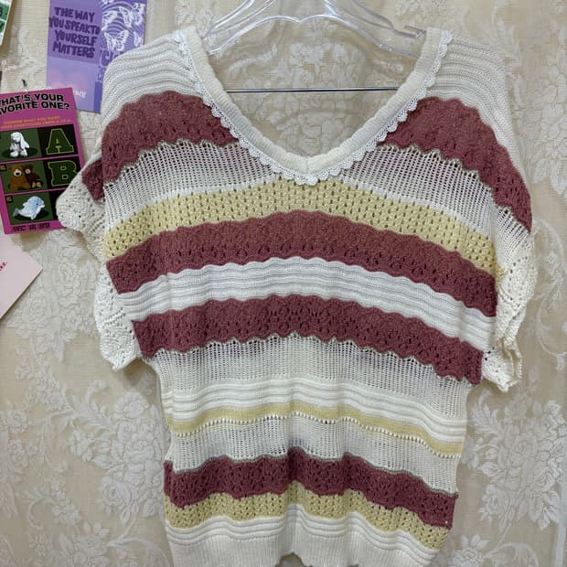 엑시즈팜 니트탑