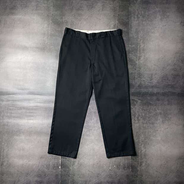 DICKIES 디키즈874 블랙 코튼 워크 팬츠 A00885