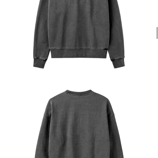 소버먼트 피그먼트 맨투맨