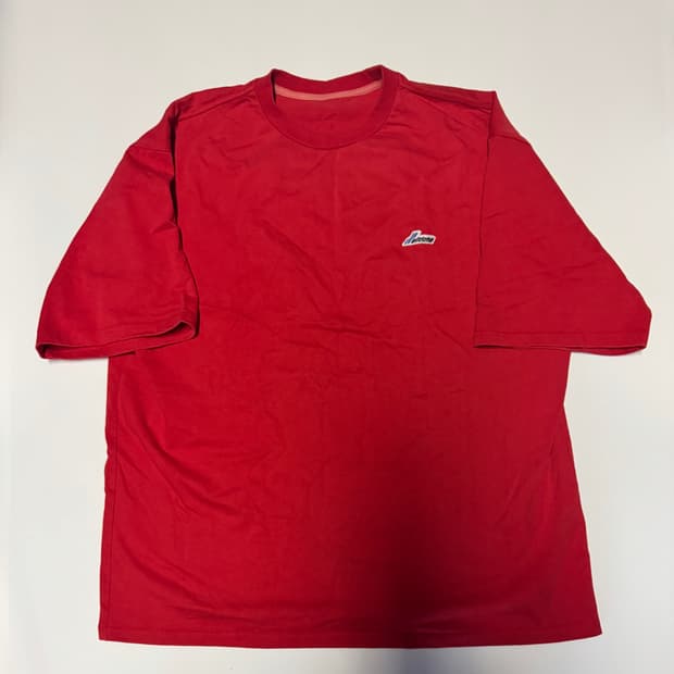 웰던 WELLDONE 로고 포인트 빅 사이즈 반팔 티셔츠 2XL