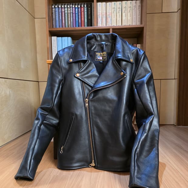 Vanson c2 일본 별주 가죽자켓 (36)