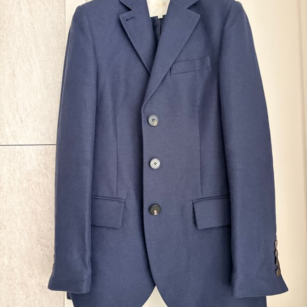 마쥬 네이비 싱글버튼 쟈켓