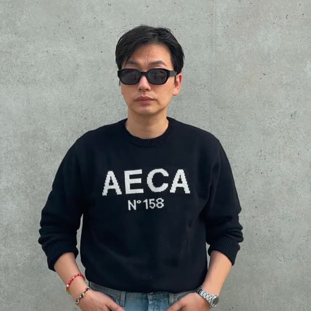 에이카 빅로그 니트