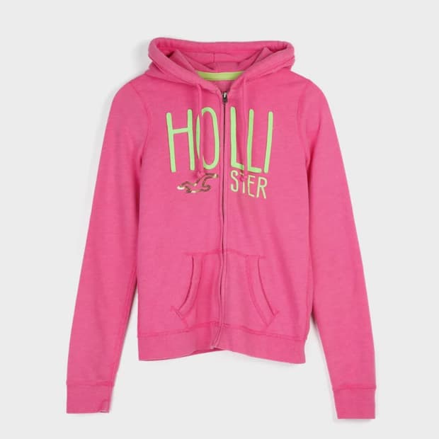 구해요) 홀리스터 후드집업 핑크