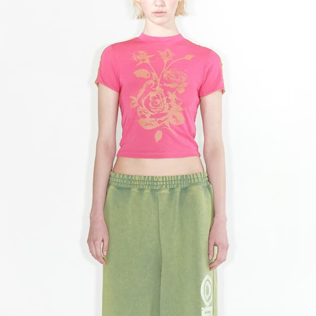 OPEN YY 와이드 레그 스웻팬츠 (green)