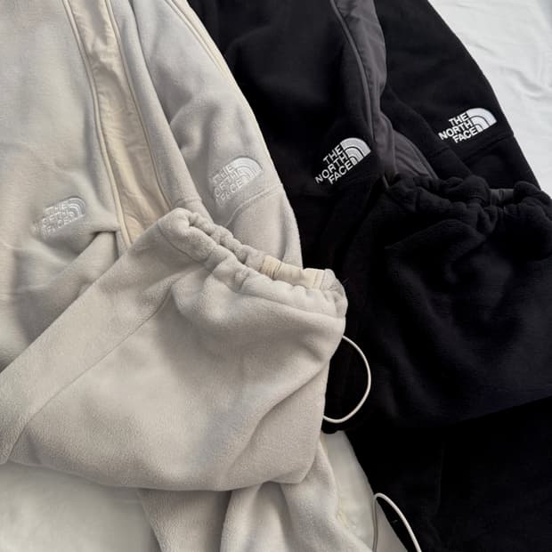 95🔥 노스페이스 플리스 팬츠 아이스 그레이