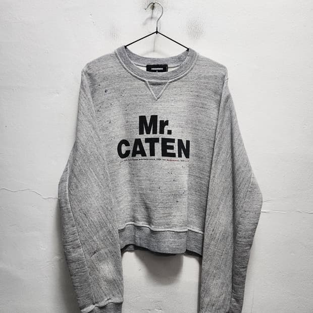 Dsquared2 스웻셔츠 크롭 맨투맨