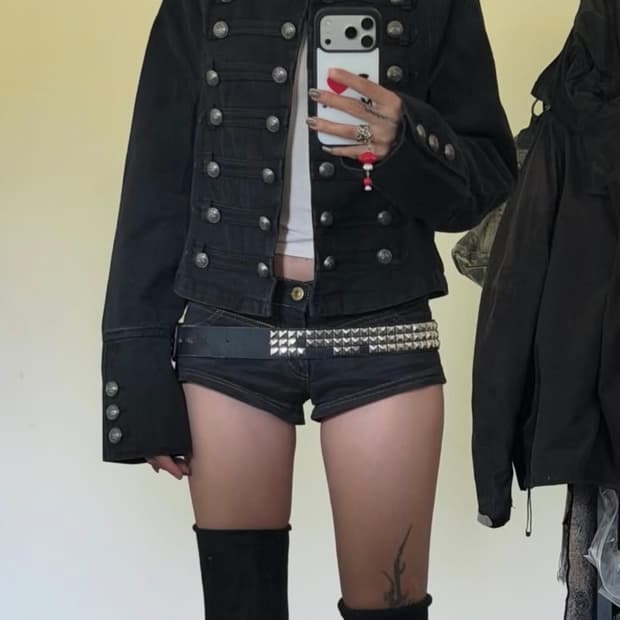 나폴레옹 데님 자켓