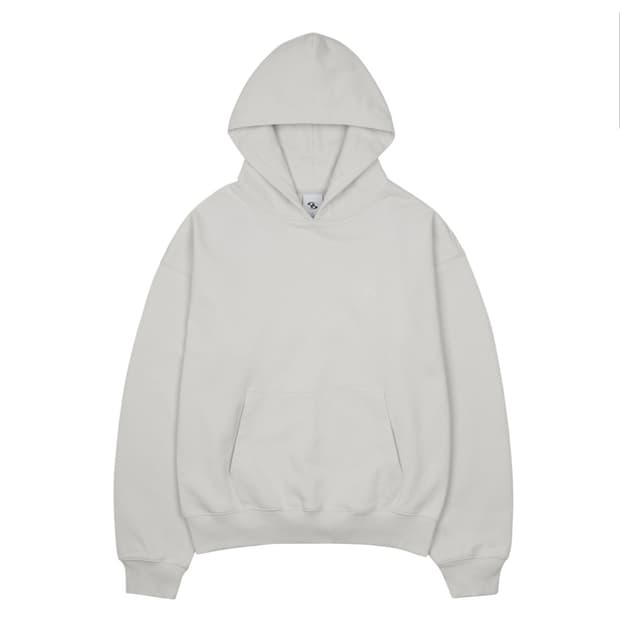 산산기어 logo hoodie light grey 1사이즈
