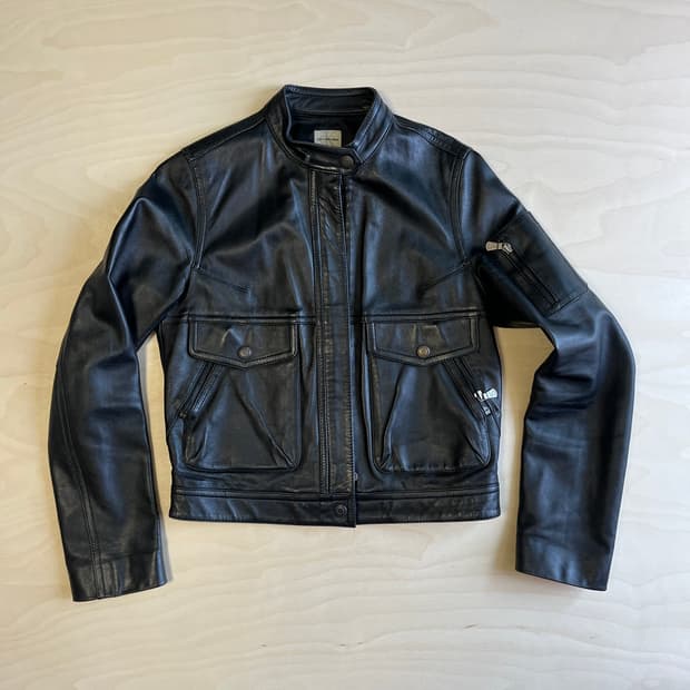 Calvin Klein Jeans Leather  Jacket (~66)