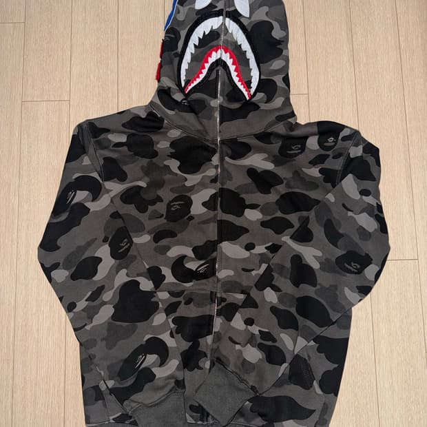 베이프 샤크 후드 블랙 