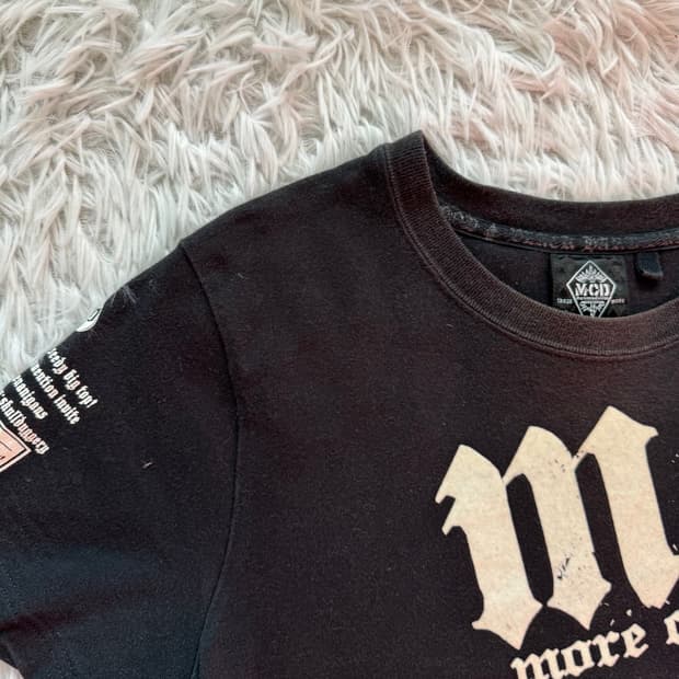 MCD 일본빈티지 y2k 반팔 빈티지반팔 y2k반팔 펑크반팔 m 40