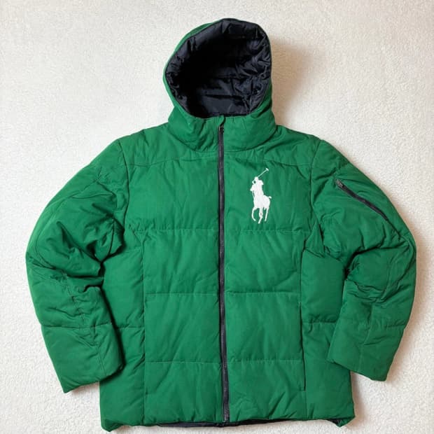 폴로 랄프로렌 00's 빅포니 다운 푸퍼 후디 패딩 PN6561