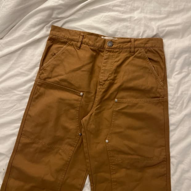 fivefourfive 와이드 베기핏 더블니 sz M