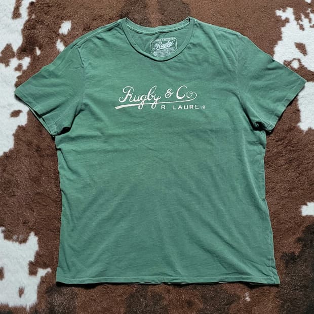 RUGBY 폴로 랄프로렌 남성용 반팔티(새제품) XL