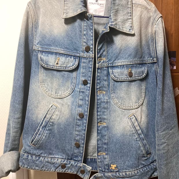 꾸레쥬 데님자켓 m