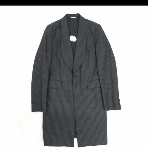 꼼데가르송 옴므 플러스 숄칼라 코트 s