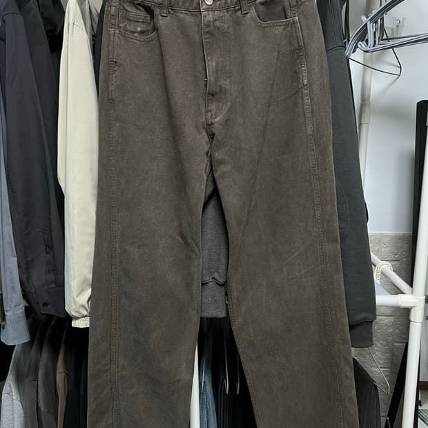 [1] 마티스큐레이터 와이드 다잉 데님 팬츠