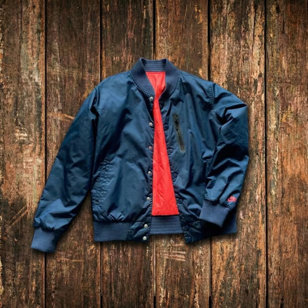 나이키 리버시블 블루종 항공점퍼