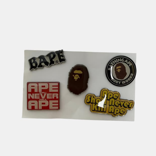베이프 bape 뱃지 세트