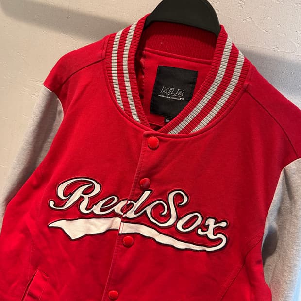 MLB Red Sox Cotton Jersey Jacket