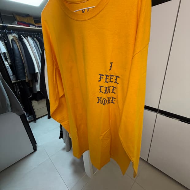 칸예 웨스트 파블로 코비 롱슬리브 xl