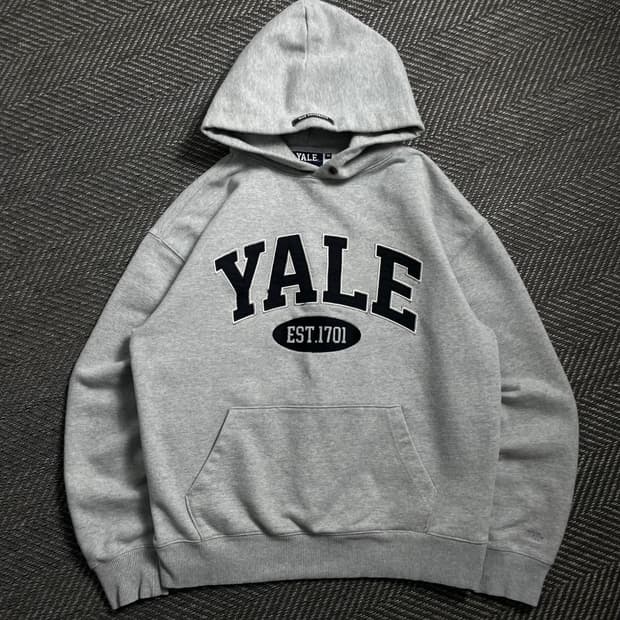 예일 아치로고 그레이 후드 티셔츠o 4612