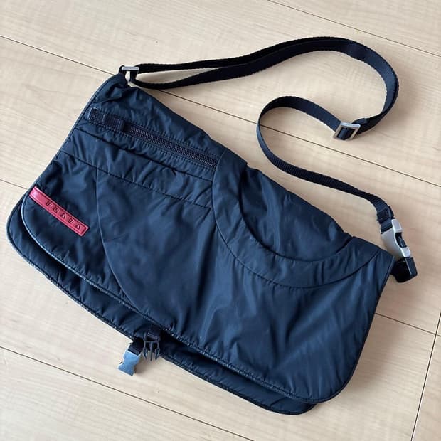 올드 프라다 크로스백 바디백 토트백 블랙