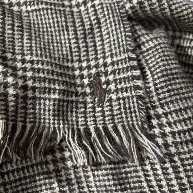 폴로 랄프 로렌 하운드투스 체크 머플러