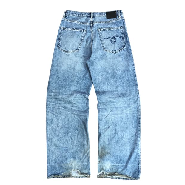R13 D’ARCY LOOSE JEANS, LENA BLUE