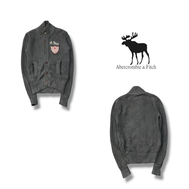  아베크롬비 자수로고 가디건 y14037