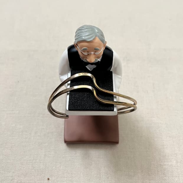 빈티지 멕시코 925실버 웨이브 커프 팔찌 vintage bracelet