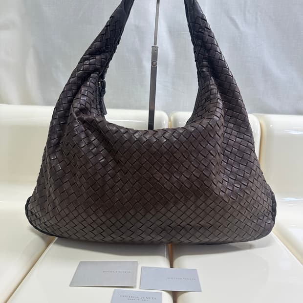 [A 정품] 보테가베네타 호보백 다크브라운