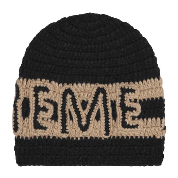 슈프림 크로쉐 로고 비니 블랙 - 25FW