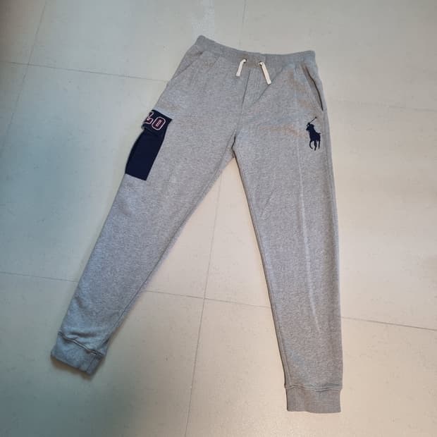 폴로 랄프로렌 그레이 조거 트레이닝 바지