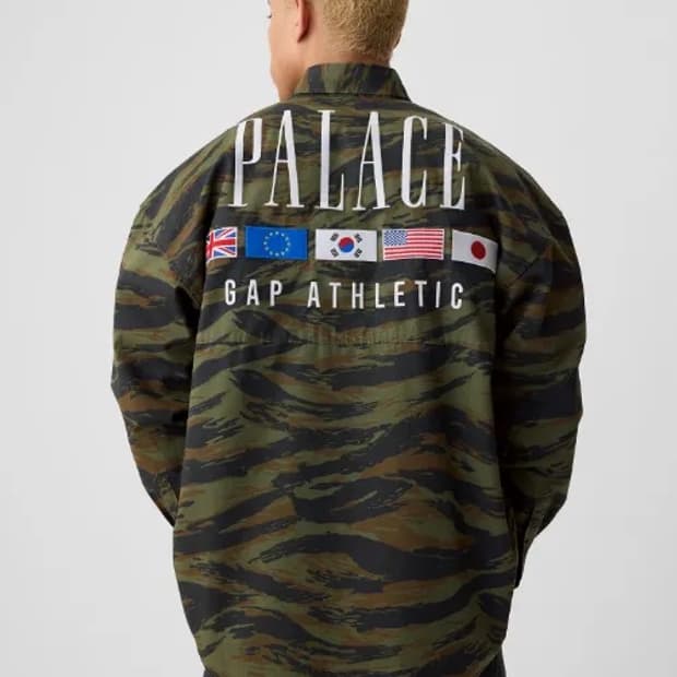 GAP × PALACE 옥스포드 드롭 카모 셔츠