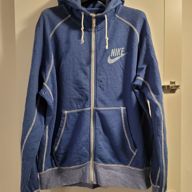 XXL 나이키 빈티지 저지 후드집업 