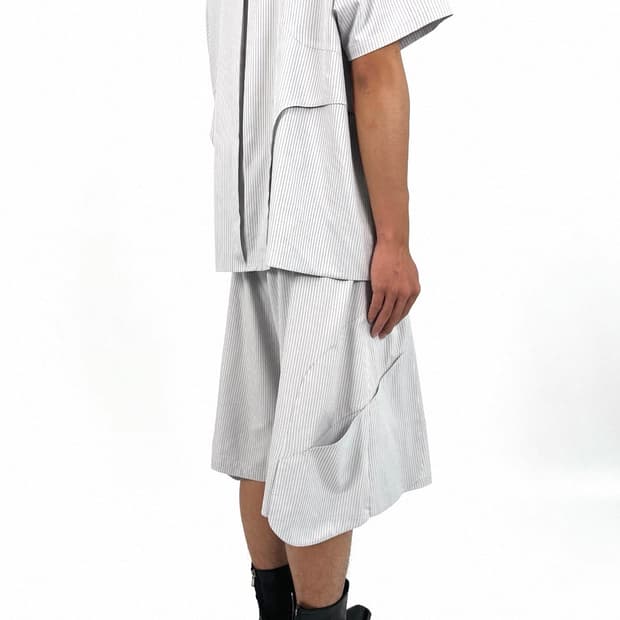 mrdoghead01 스트라이프 팬츠 1 size