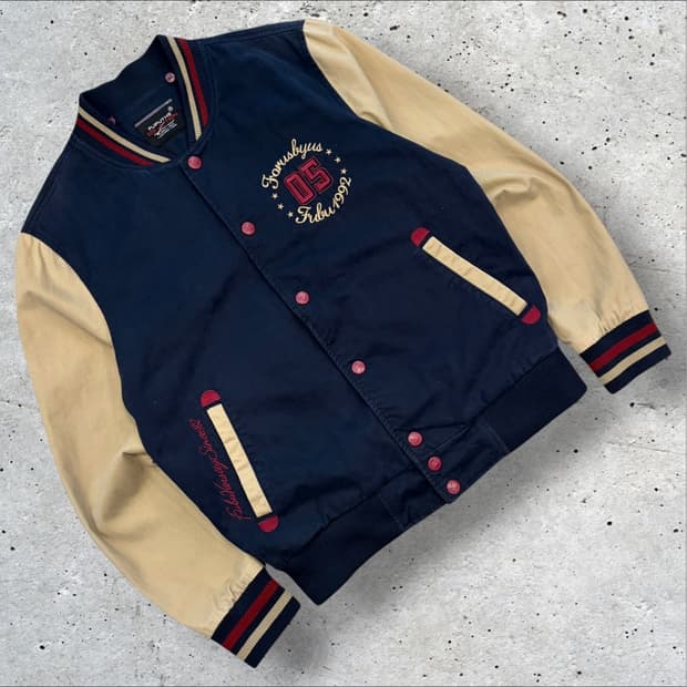 [L] 11s 후부 FUBU 코튼 바시티 자켓 E841