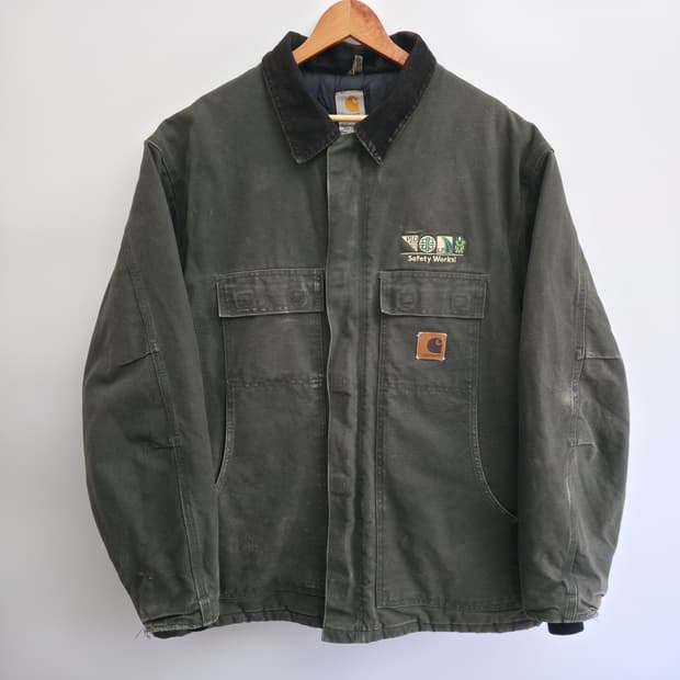 [XXL] 칼하트 C26 모스그린 워크 자켓