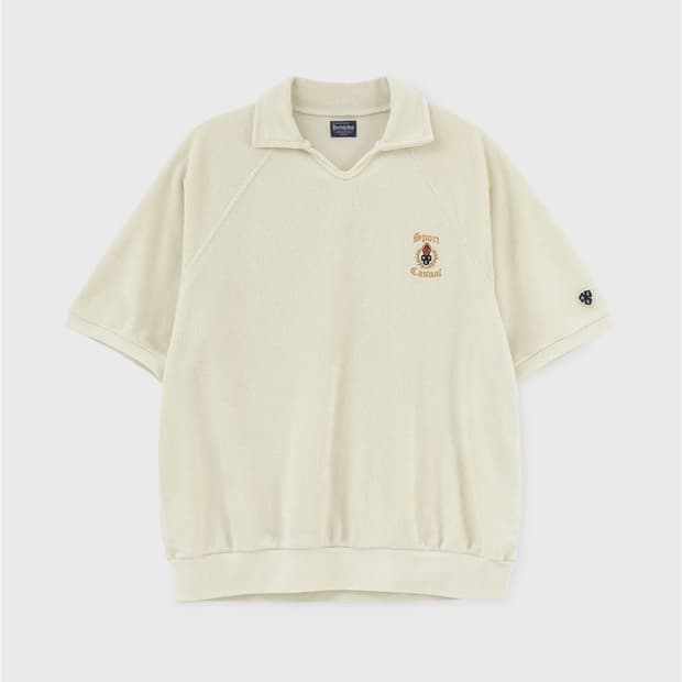Heritagefloss S&C CREST TOWEL POLO SHIRT