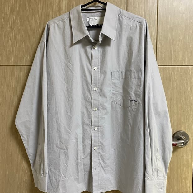 [HAVEHAD] 해브해드 Logo Comfort Shirts 라이트그레