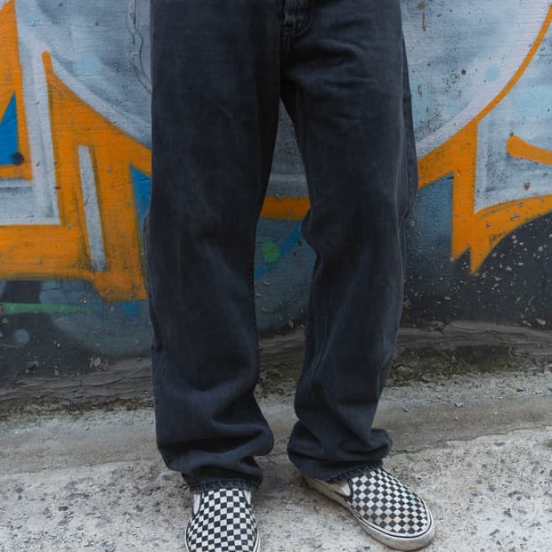 90s 리바이스 501 블랙 데님 팬츠 38/32 USA made